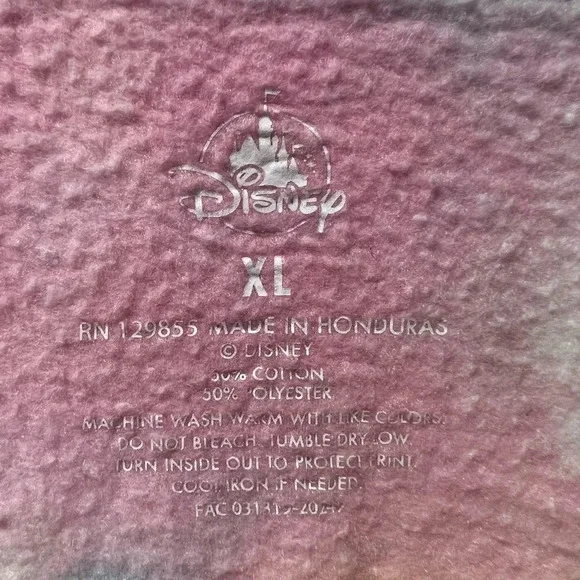 Disney Minnie/Mickey Tie-dye Pullover Girls XL - Picture 4 of 5